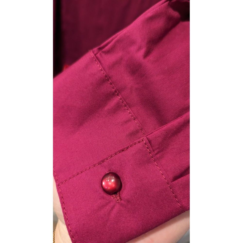 Renuar Berry Ruffle Trim Blouse Women's Size 6 - Picture 6 of 7